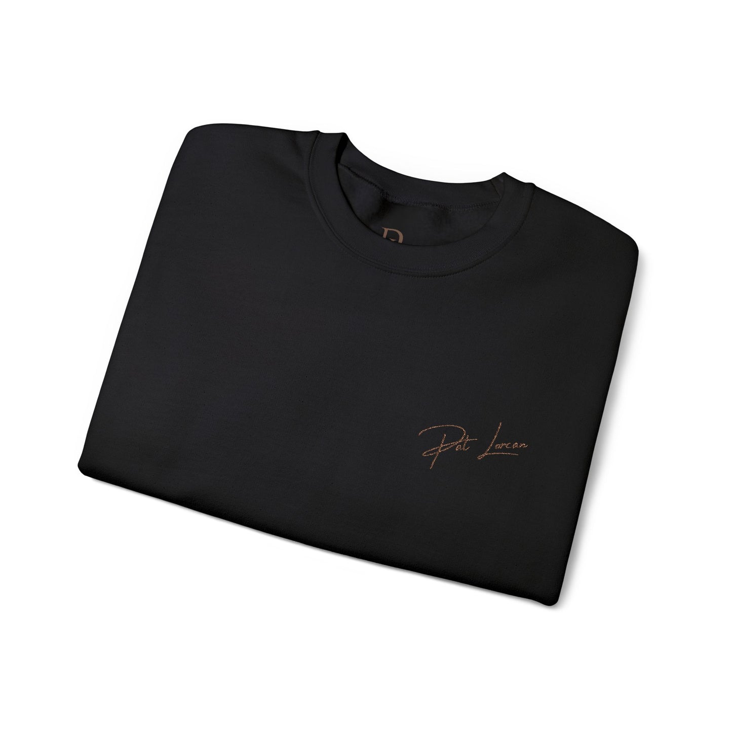 Sweat-shirt ras du cou de luxe brodé de Pat Lorcan
