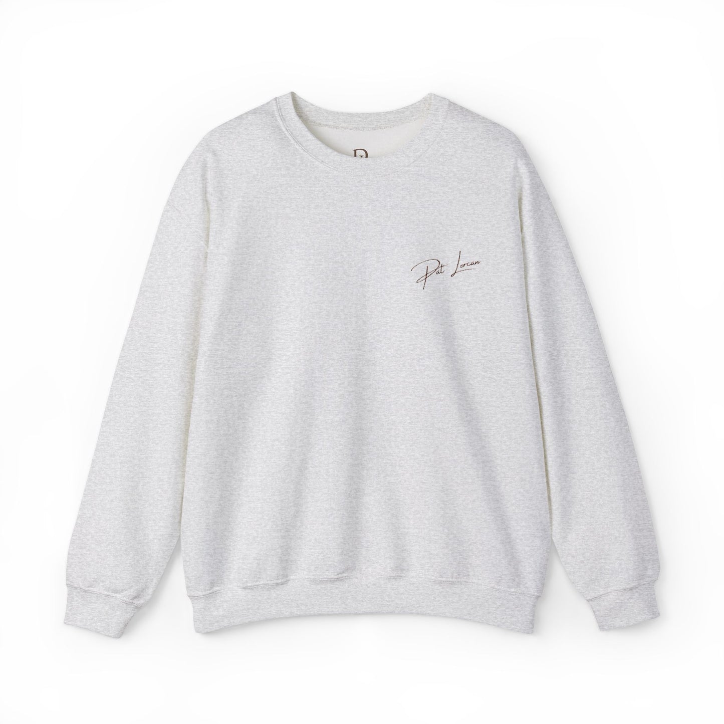 Sweat-shirt ras du cou de luxe brodé de Pat Lorcan