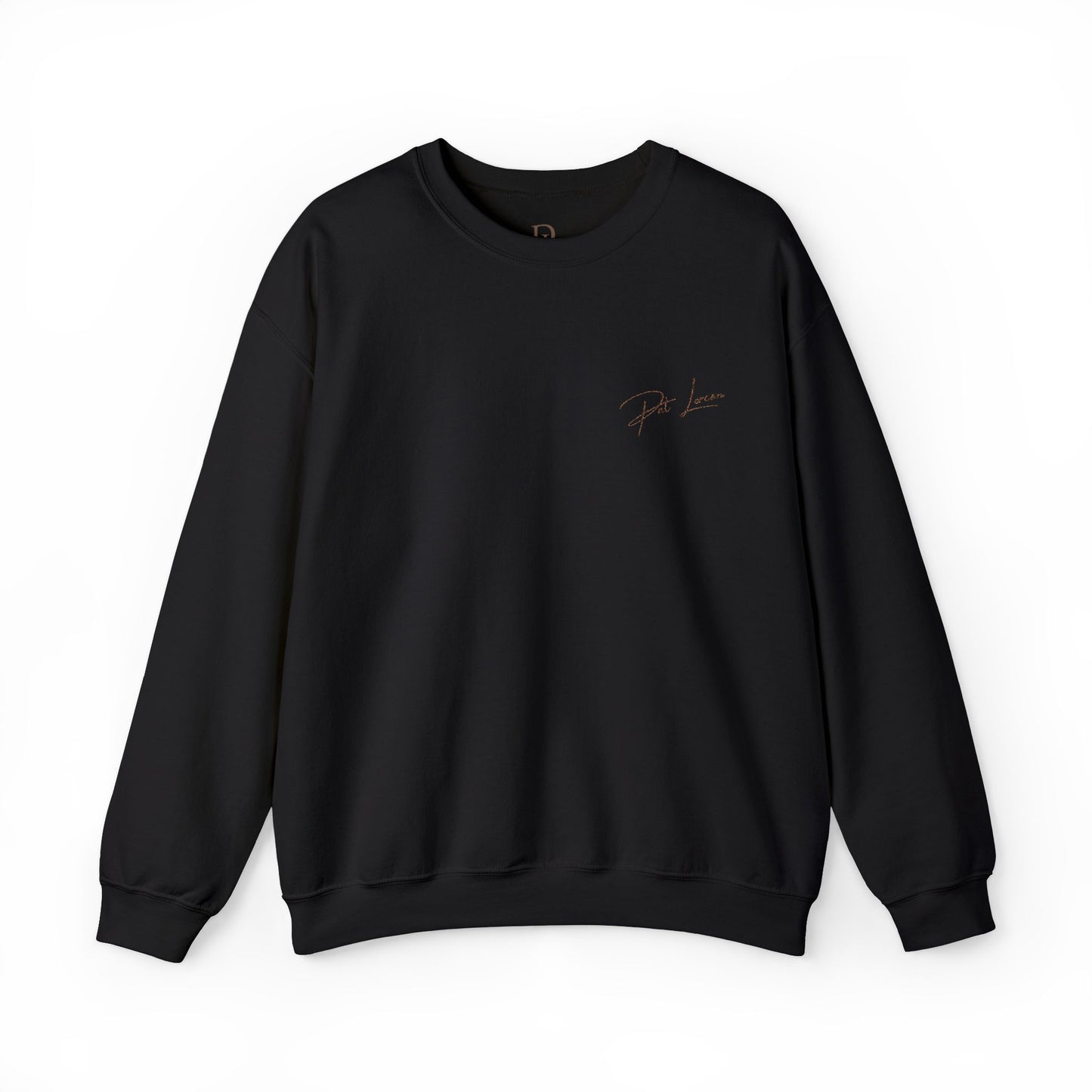 Sweat-shirt ras du cou de luxe brodé de Pat Lorcan