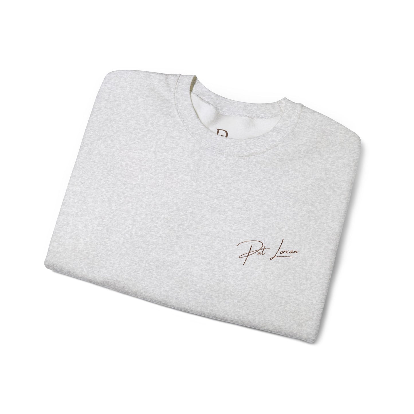 Sweat-shirt ras du cou de luxe brodé de Pat Lorcan