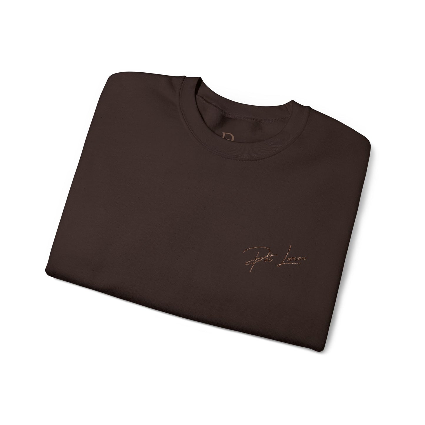 Sweat-shirt ras du cou de luxe brodé de Pat Lorcan