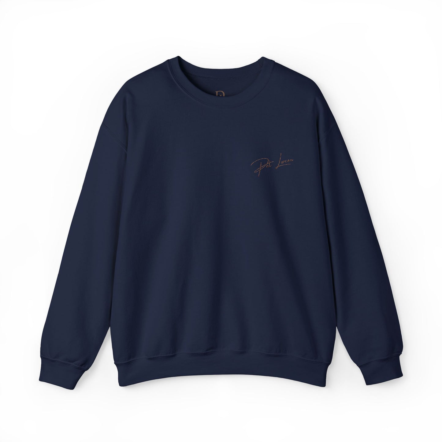 Sweat-shirt ras du cou de luxe brodé de Pat Lorcan
