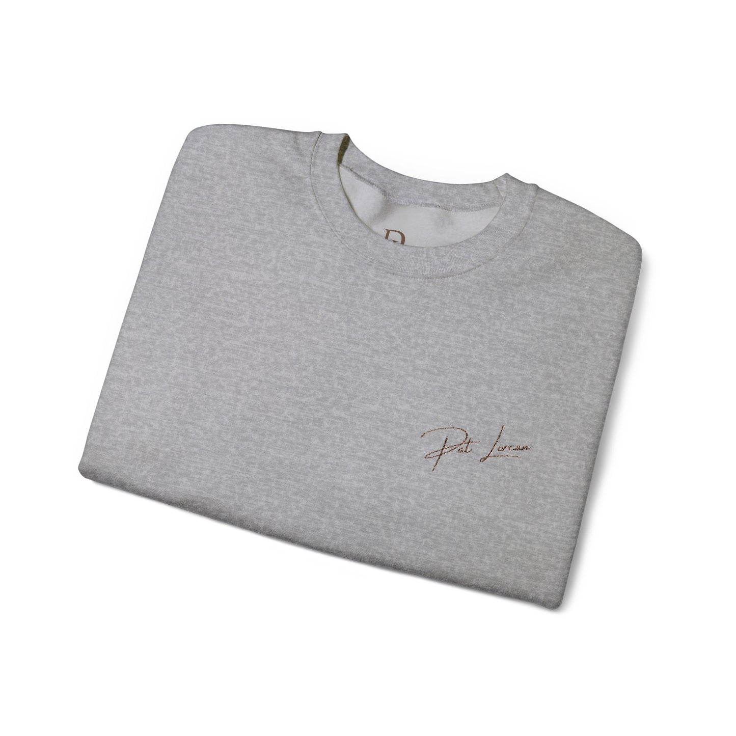 Sweat-shirt ras du cou de luxe brodé de Pat Lorcan