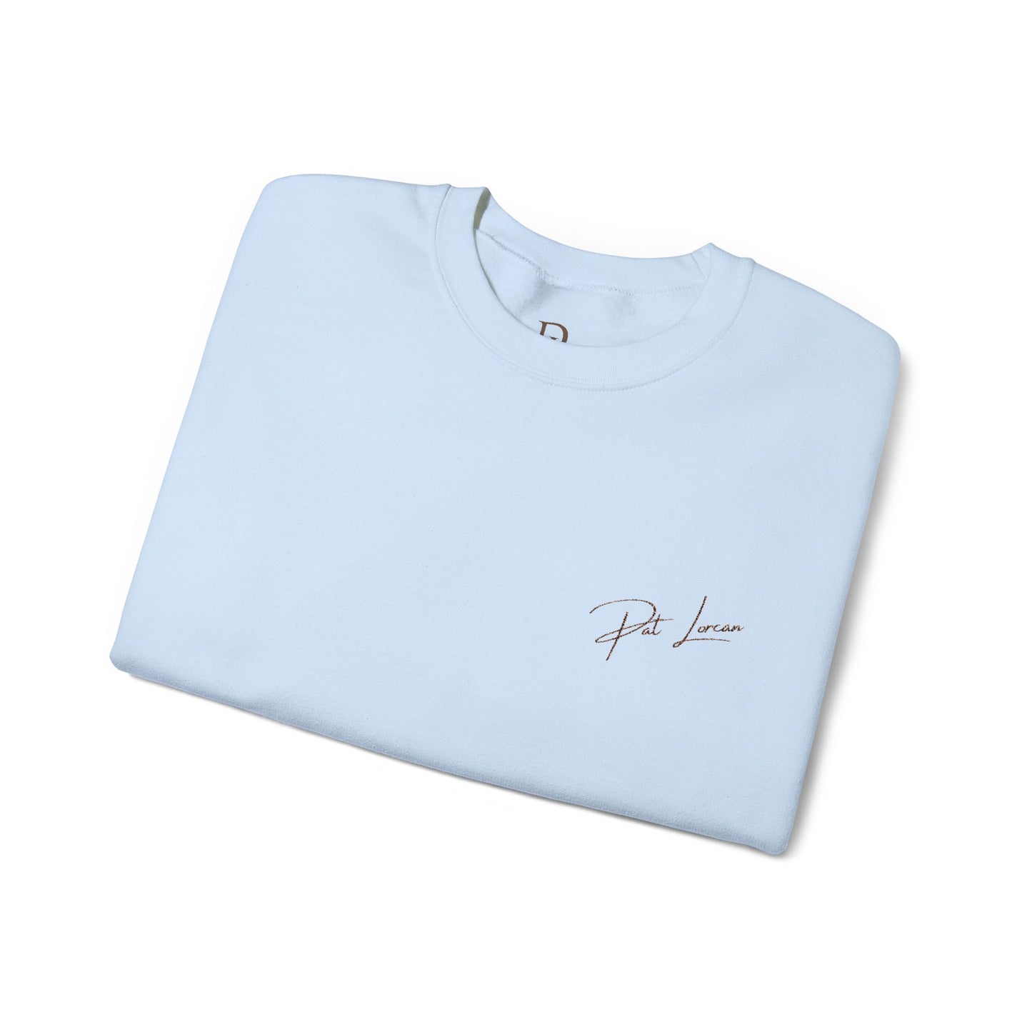 Sweat-shirt ras du cou de luxe brodé de Pat Lorcan