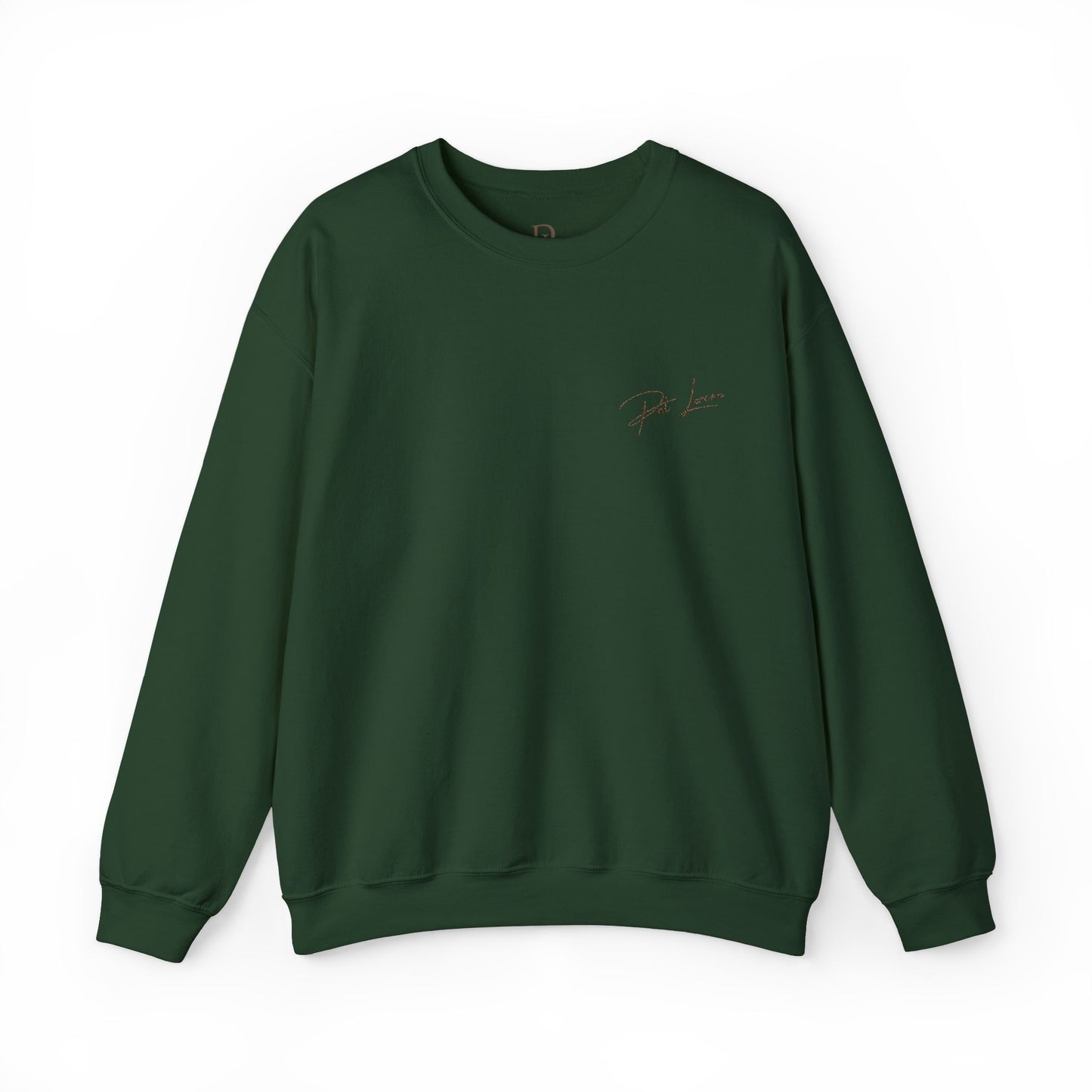 Sweat-shirt ras du cou de luxe brodé de Pat Lorcan 