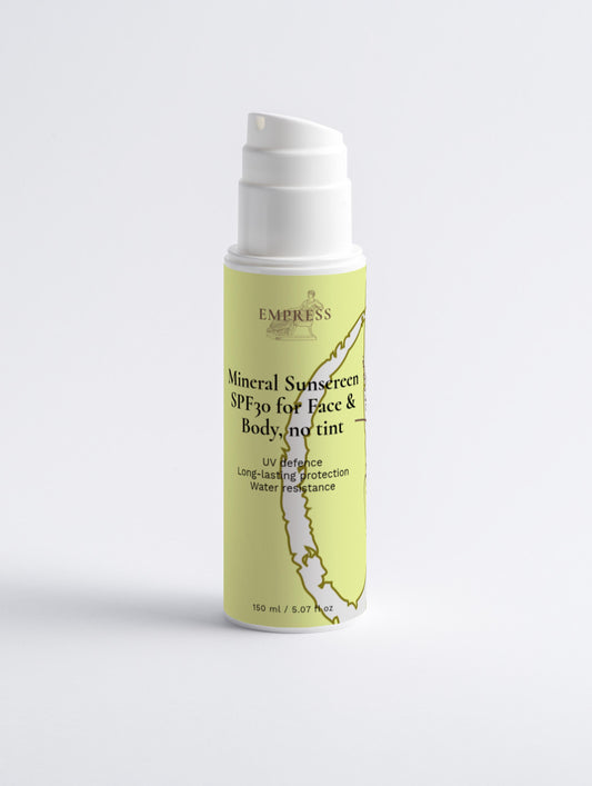 Mineral Sunscreen SPF30 for Face & Body | No Tint