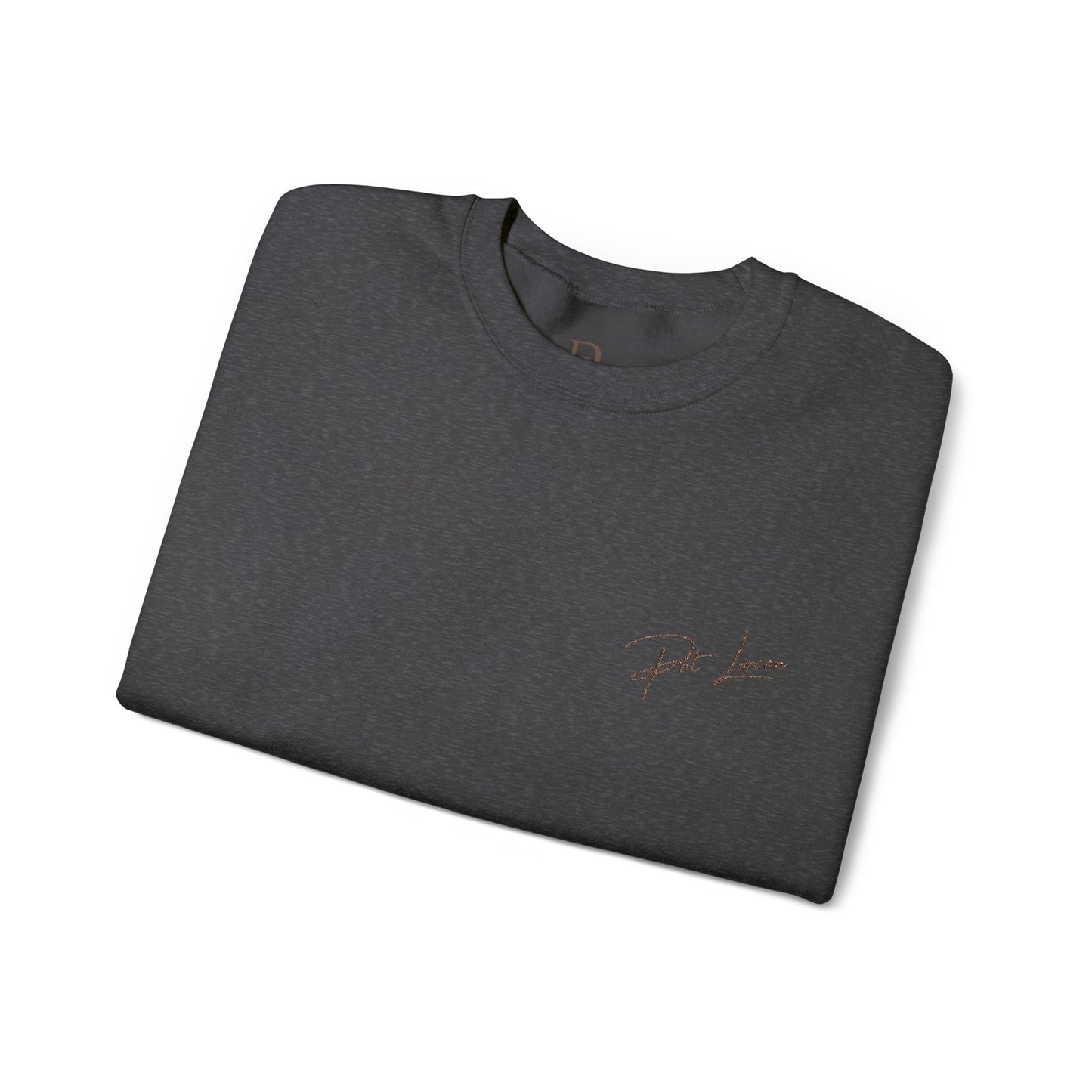 Sweat-shirt ras du cou de luxe brodé de Pat Lorcan 