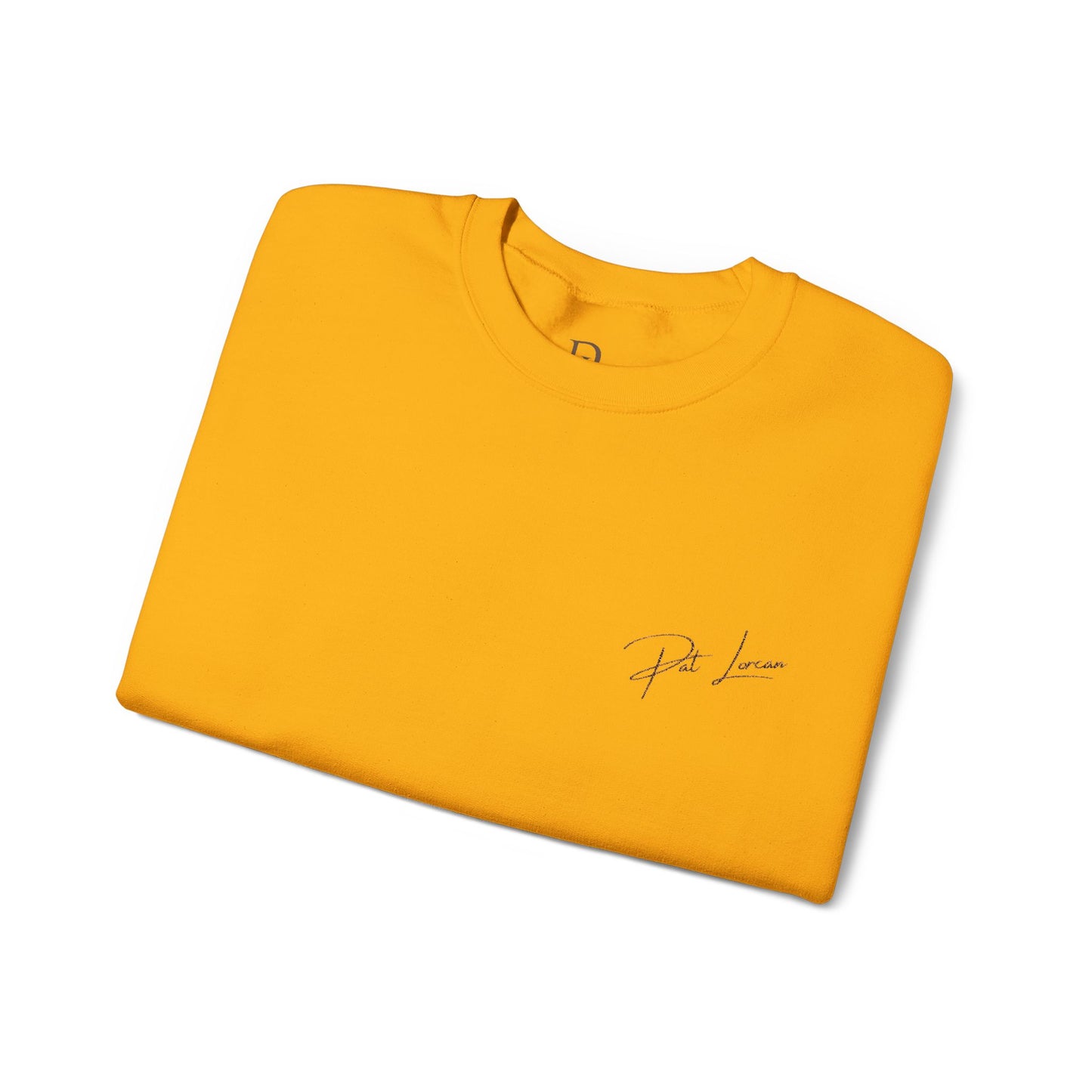 Sweat-shirt ras du cou de luxe brodé de Pat Lorcan 