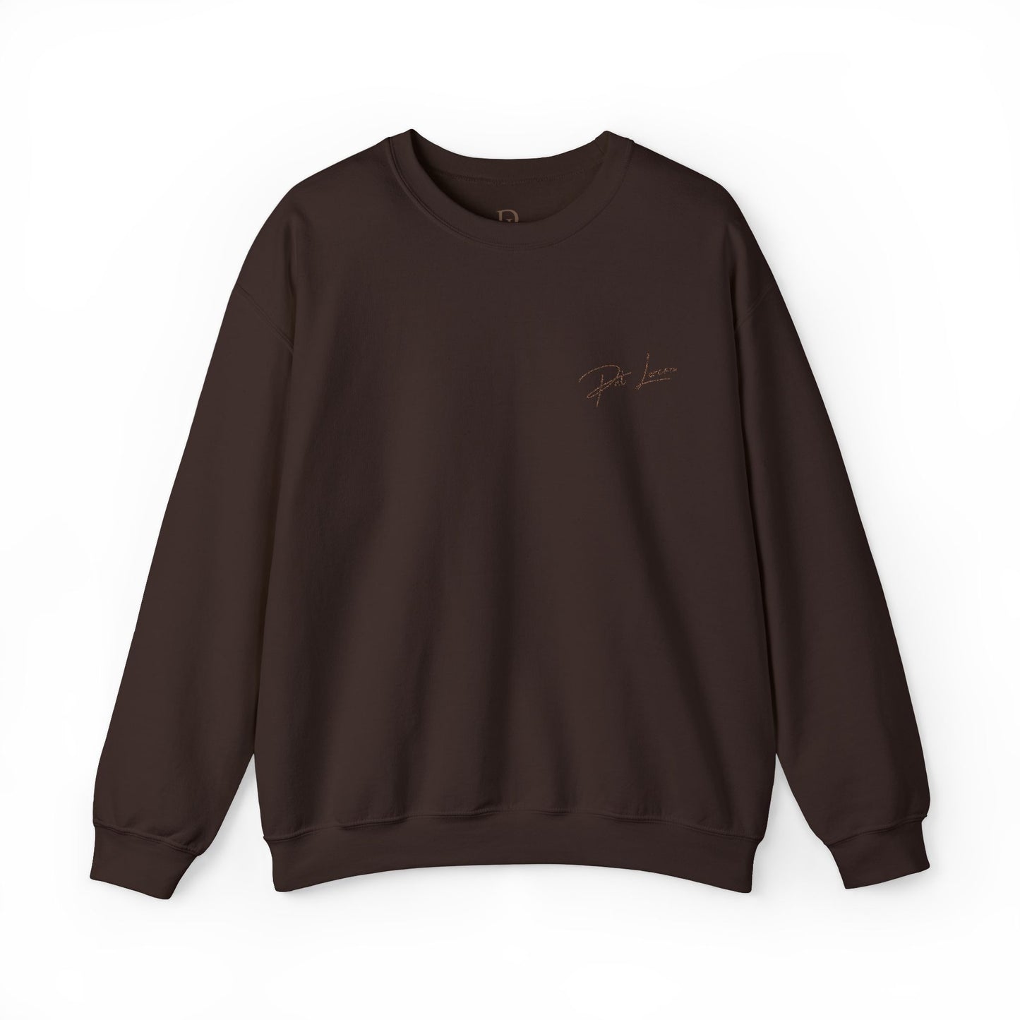 Sweat-shirt ras du cou de luxe brodé de Pat Lorcan 
