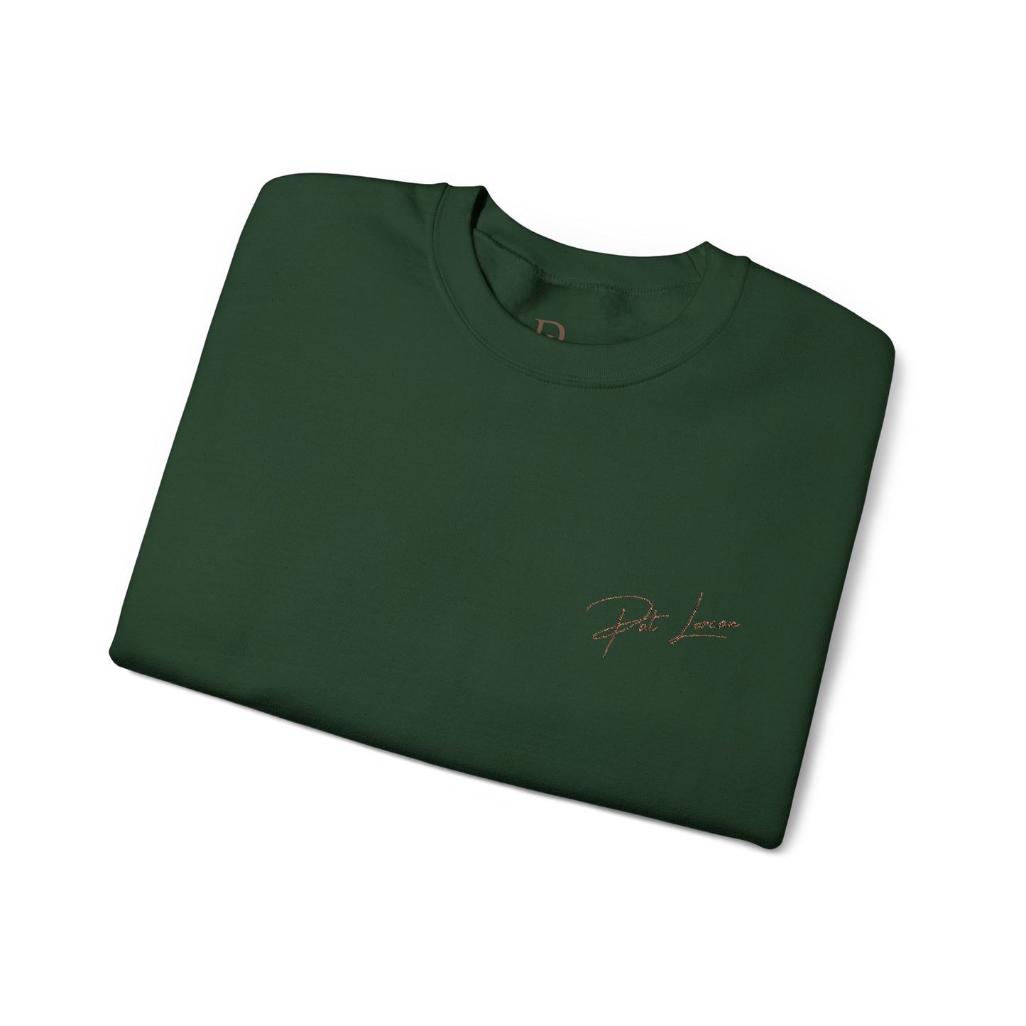 Sweat-shirt ras du cou de luxe brodé de Pat Lorcan 