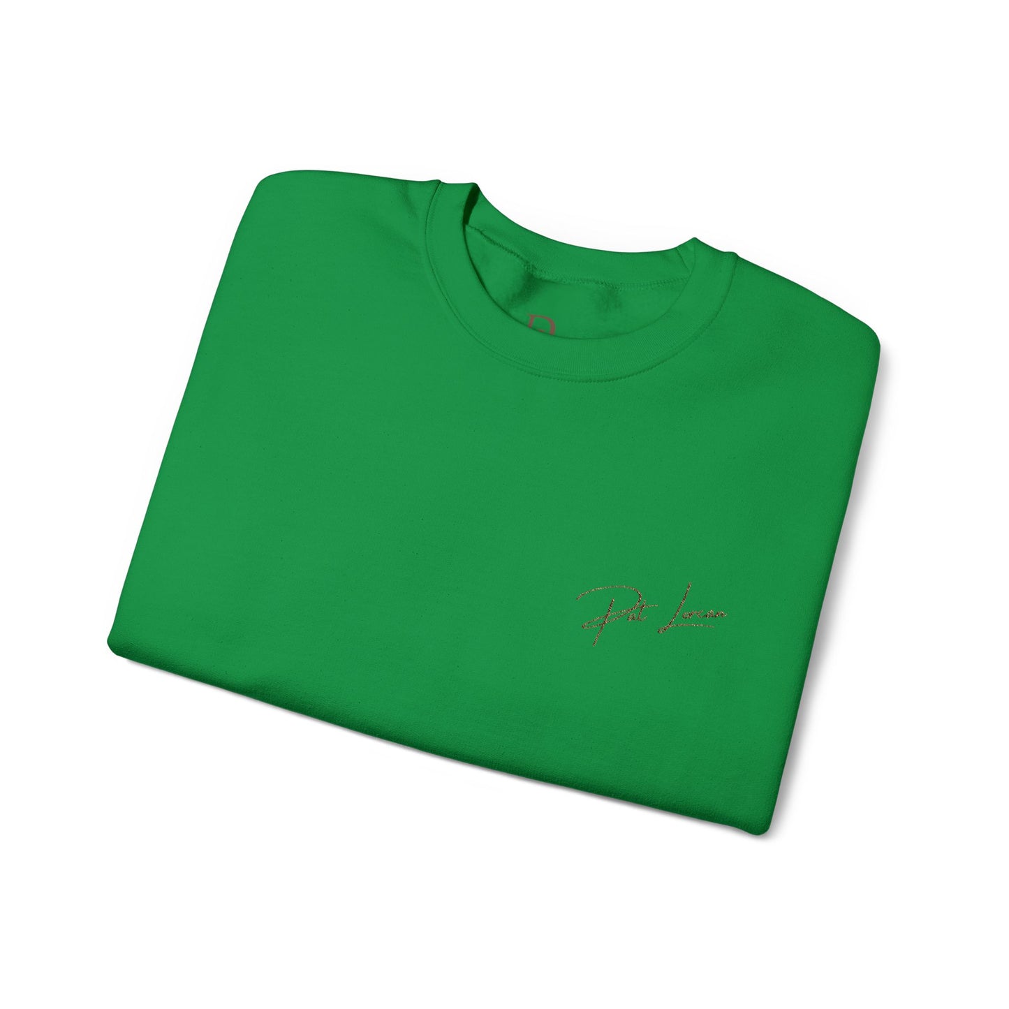 Sweat-shirt ras du cou de luxe brodé de Pat Lorcan 