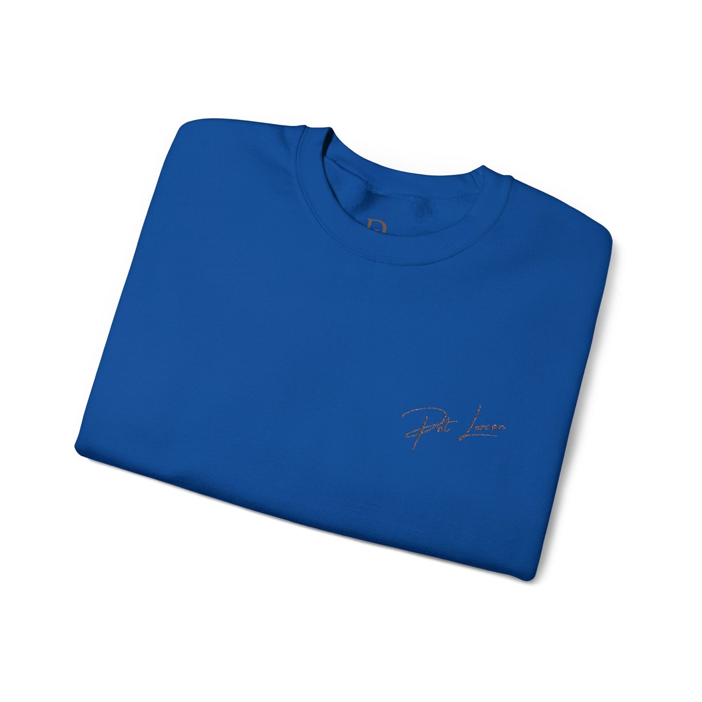 Sweat-shirt ras du cou de luxe brodé de Pat Lorcan 