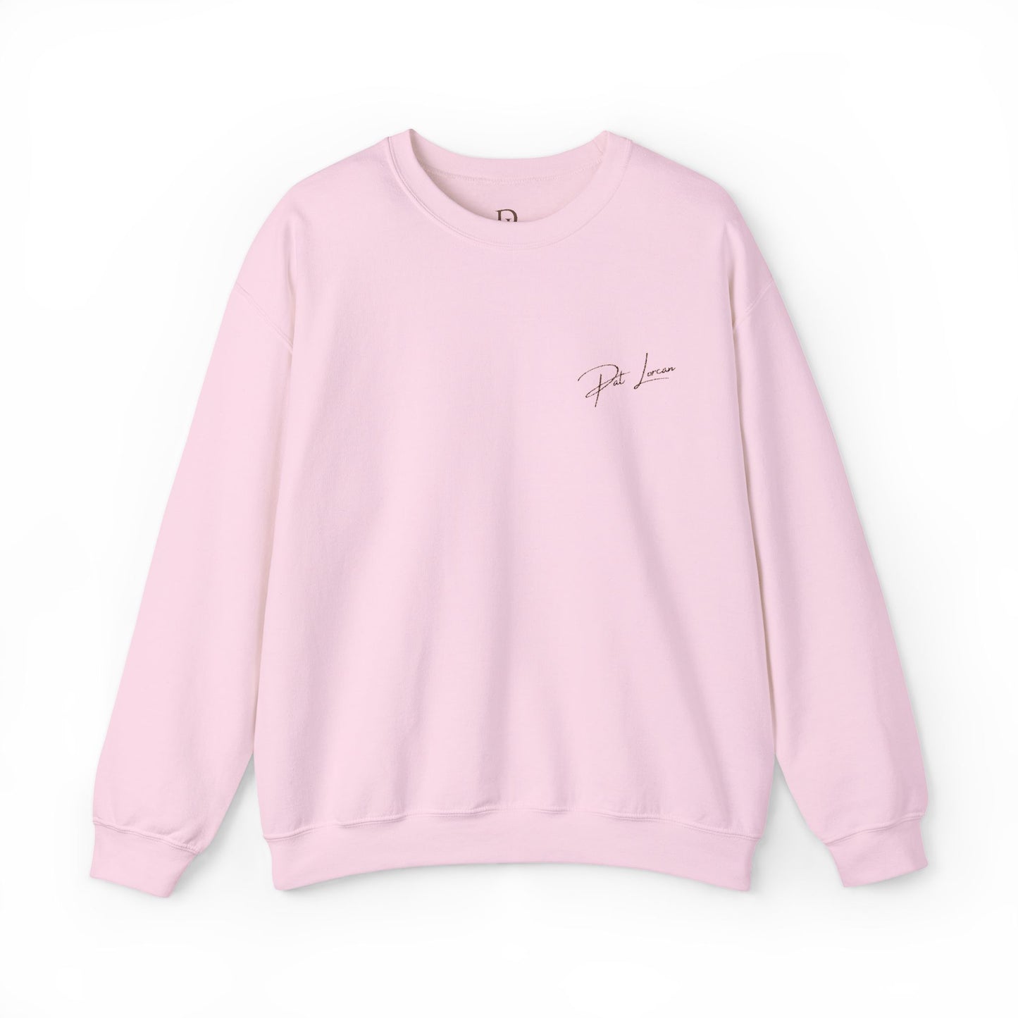 Sweat-shirt ras du cou de luxe brodé de Pat Lorcan 