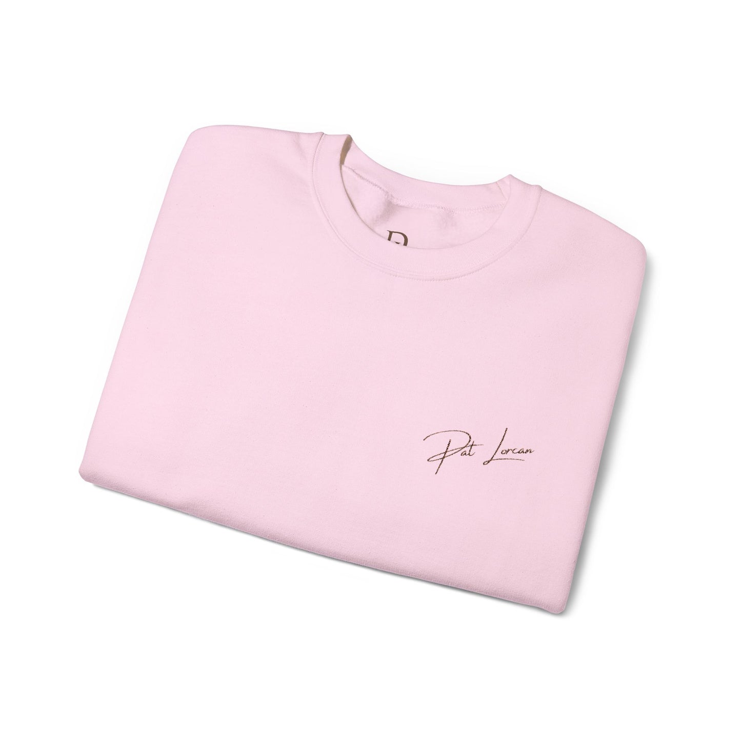 Sweat-shirt ras du cou de luxe brodé de Pat Lorcan 