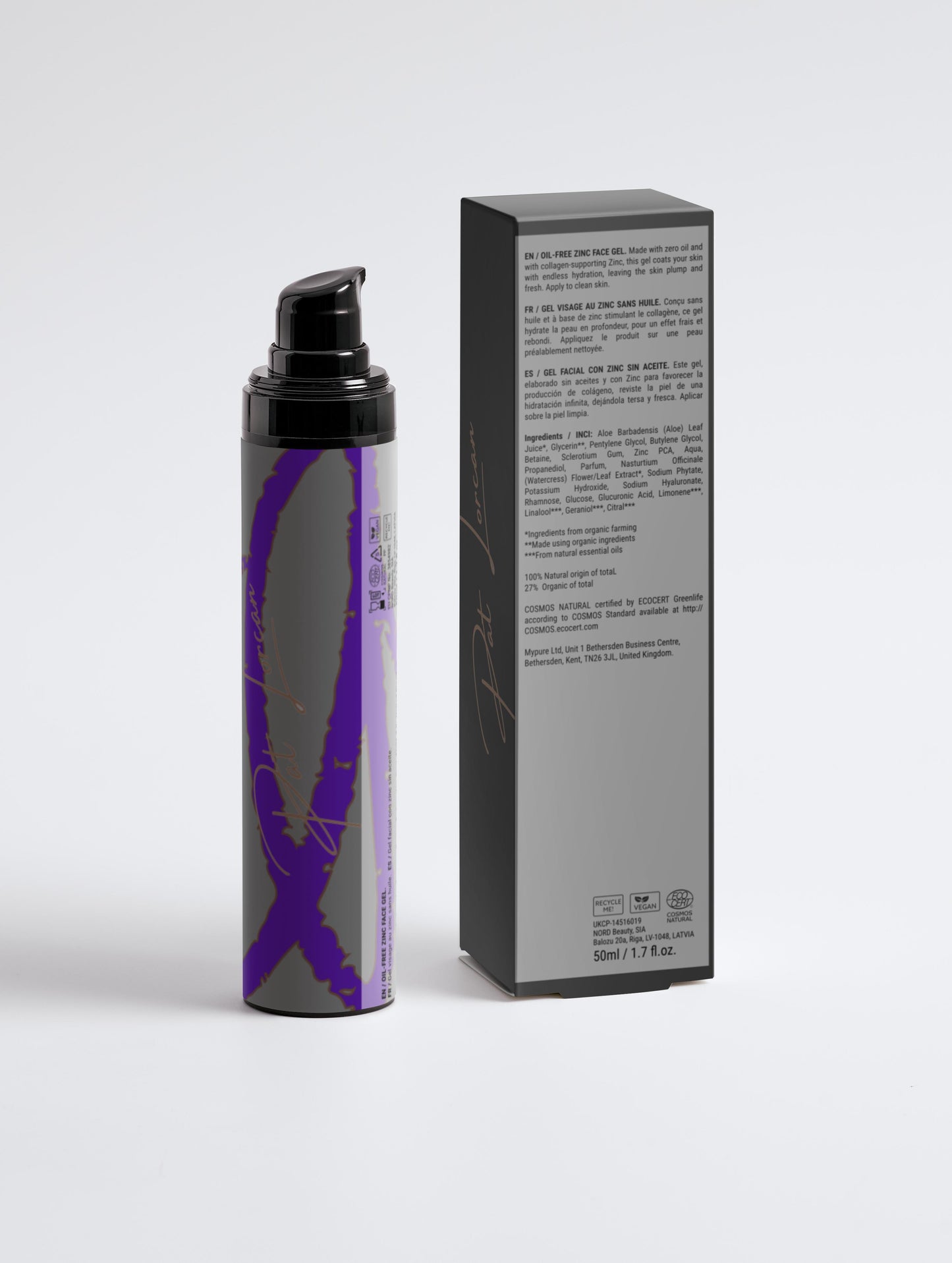 Oil-Free Zinc Face Gel | For Men